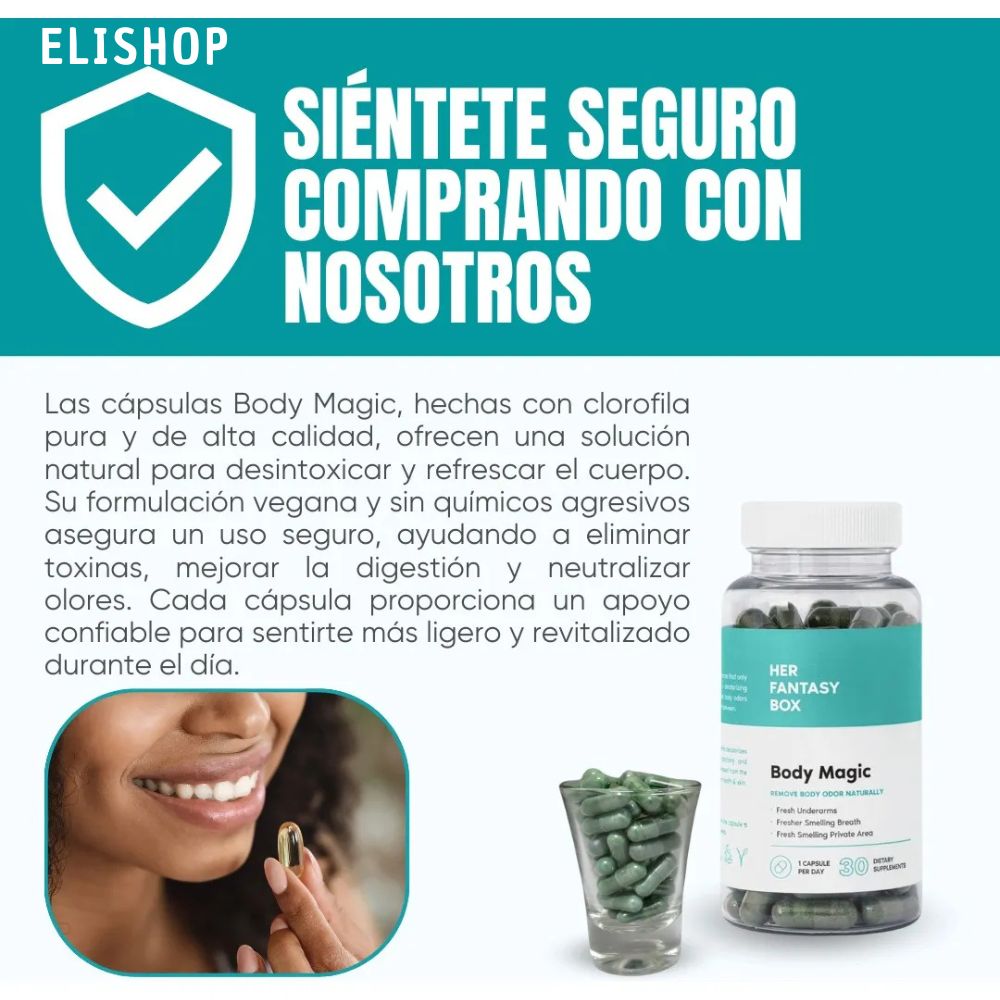 ✨Body Magic: Elimina el Mal Olor desde Adentro y Transforma tu Piel✨