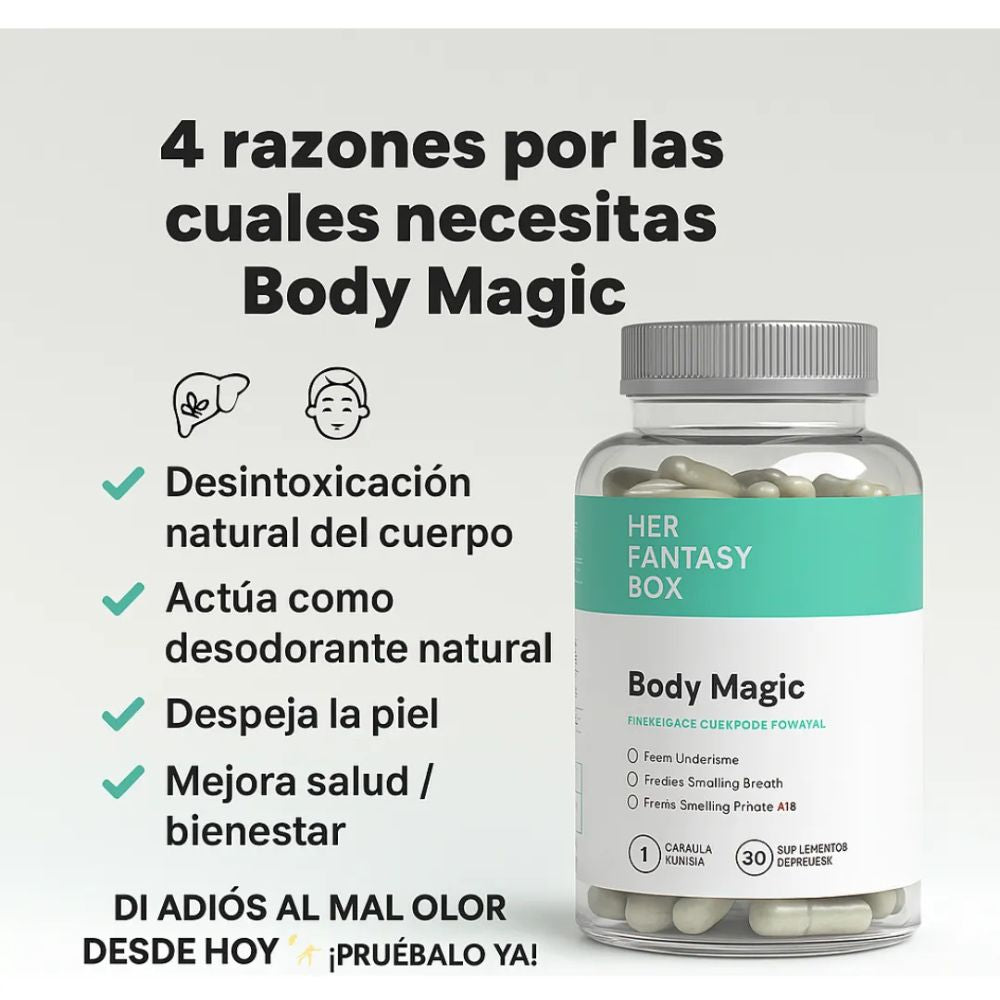 ✨Body Magic: Elimina el Mal Olor desde Adentro y Transforma tu Piel✨