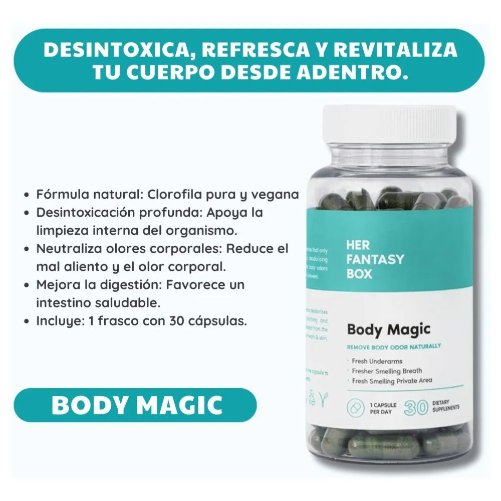 ✨Body Magic: Elimina el Mal Olor desde Adentro y Transforma tu Piel✨